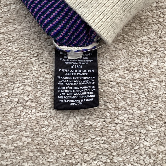 Aztec Patterned Cream Sweater - Picture 6 of 6